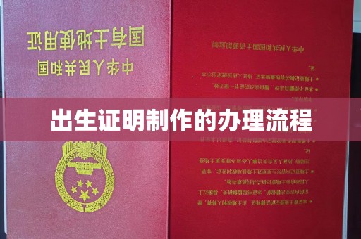 新巴尔虎右旗出生证明制作的办理流程
