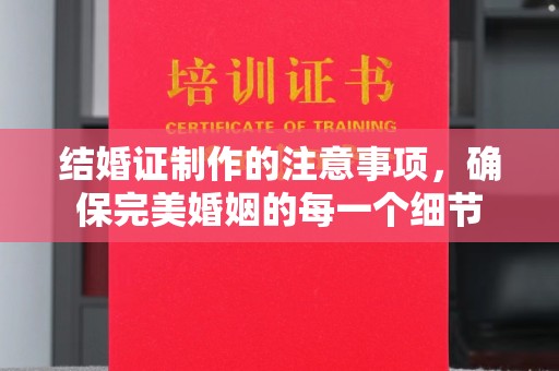 新巴尔虎右旗结婚证制作的注意事项，确保完美婚姻的每一个细节