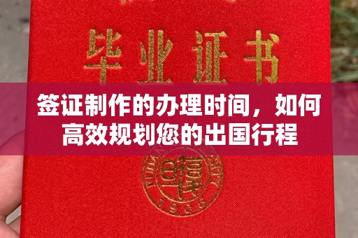 新巴尔虎右旗签证制作的办理时间，如何高效规划您的出国行程