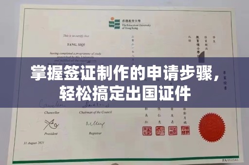 新巴尔虎右旗掌握签证制作的申请步骤，轻松搞定出国证件