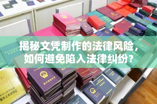 新巴尔虎右旗揭秘文凭制作的法律风险，如何避免陷入法律纠纷？