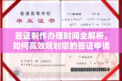 新巴尔虎右旗签证制作办理时间全解析，如何高效规划您的签证申请流程