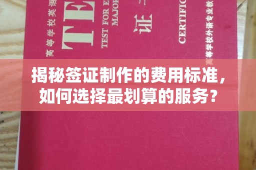 新巴尔虎右旗揭秘签证制作的费用标准，如何选择最划算的服务？