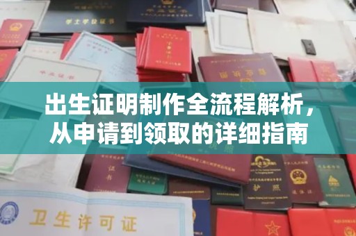 新巴尔虎右旗出生证明制作全流程解析，从申请到领取的详细指南